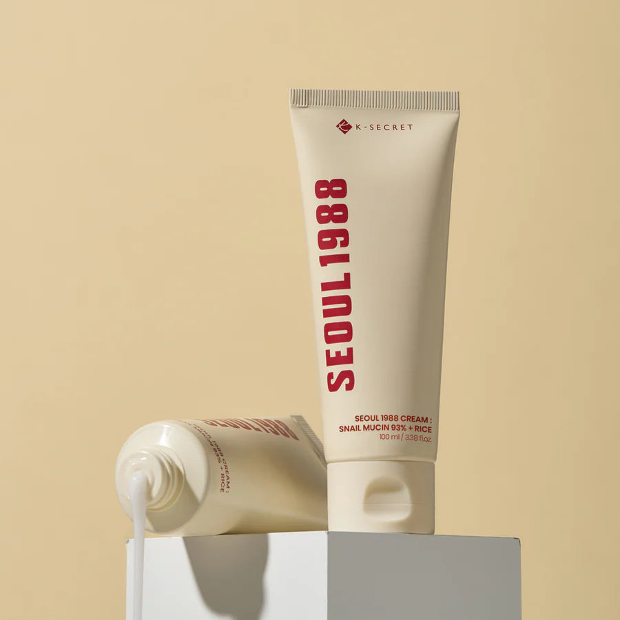 KSECRET Seoul 1988 Cream 100ml jar Snail Mucin Rice