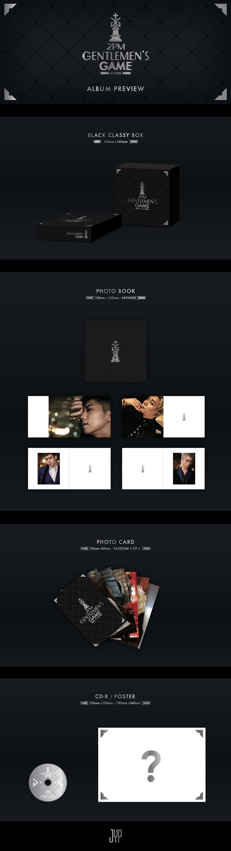 2PM GENTLEMEN'S GAME 6th Album | K-pop Album NZ