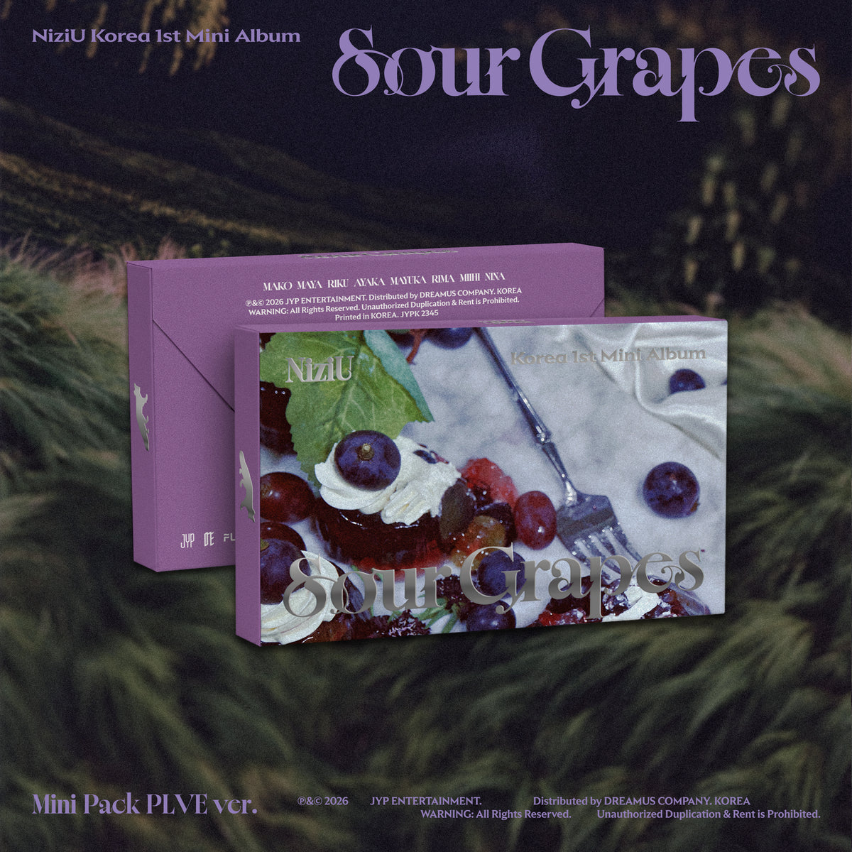 NiziU - 1st Mini Album [Sour Grapes] Mini Pack PLVE Ver.