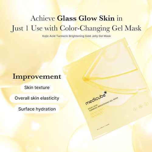 MEDICUBE Kojic Acid Turmeric Brightening Gel Mask 28g NZ