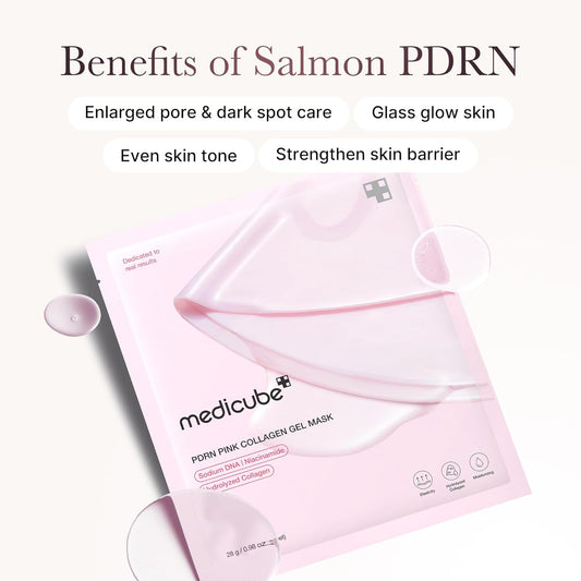 [Medicube] PDRN PINK COLLAGEN GEL MASK 1ea