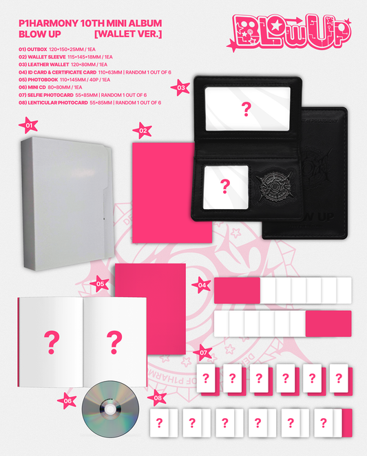 P1Harmony BLOW UP Wallet Ver. | K-pop Album NZ