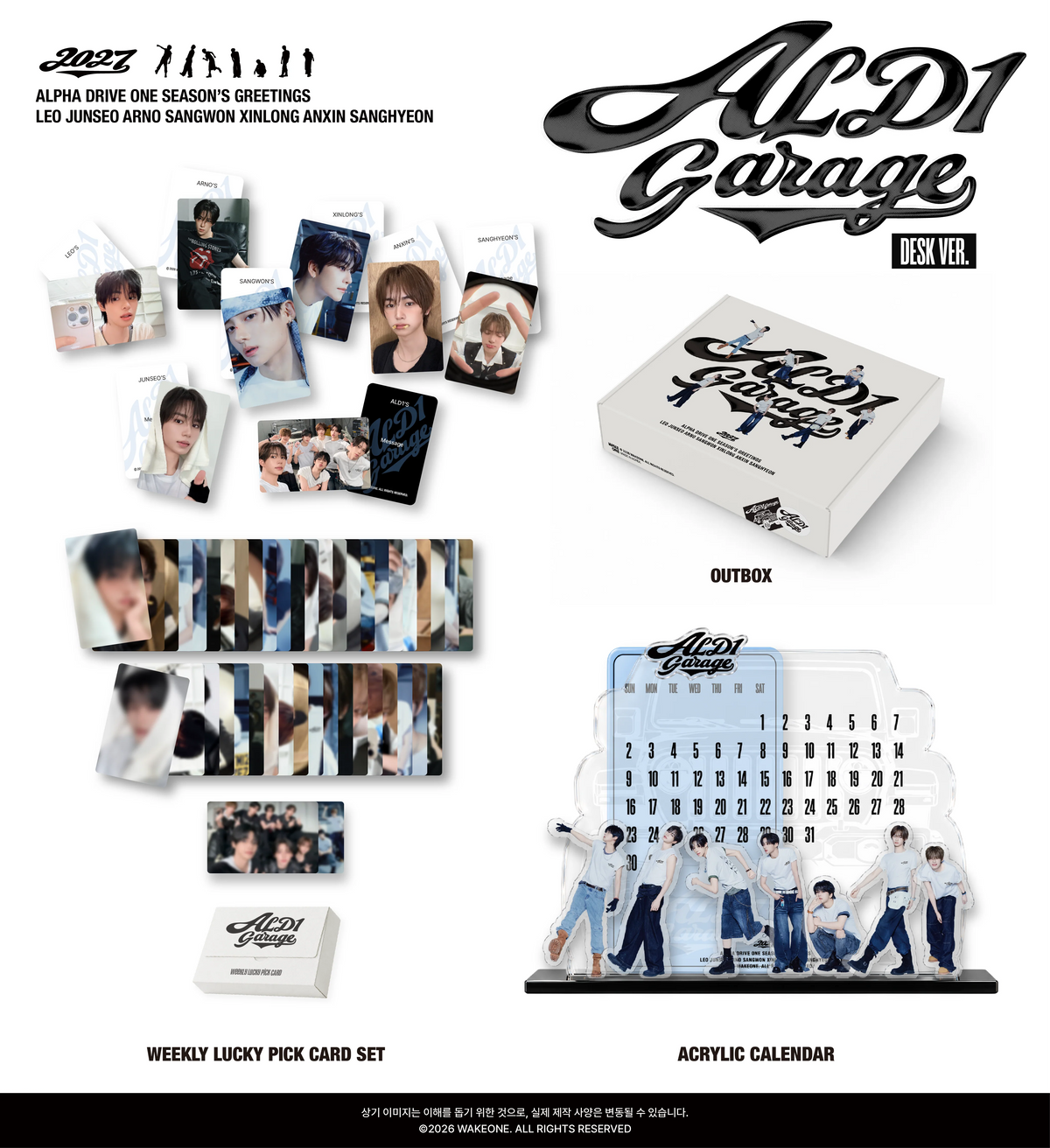 ALPHA DRIVE ONE 2027 Season’s Greetings Desk Ver. | K-pop NZ