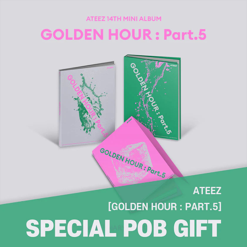 ATEEZ GOLDEN HOUR Part.5 Album + POB NZ