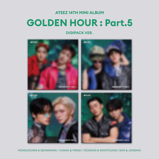 ATEEZ GOLDEN HOUR : Part.5 DIGIPACK UNIT Ver. NZ
