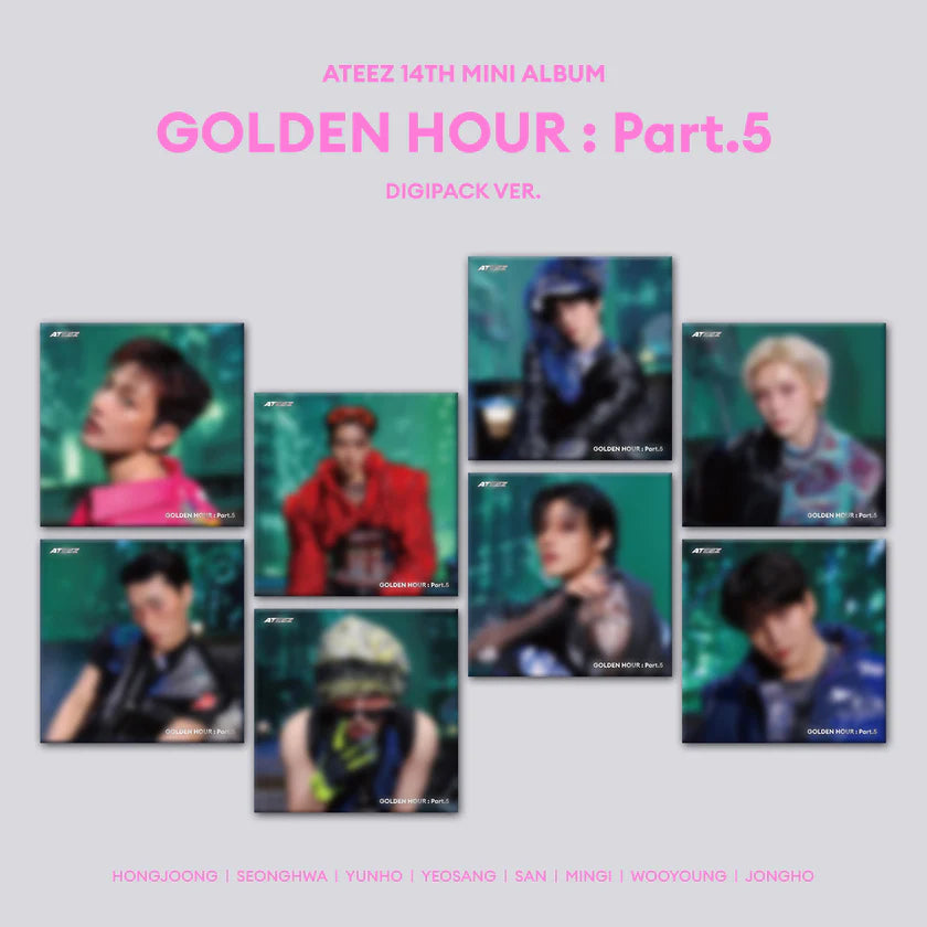 ATEEZ GOLDEN HOUR : Part.5 DIGIPACK Ver. NZ
