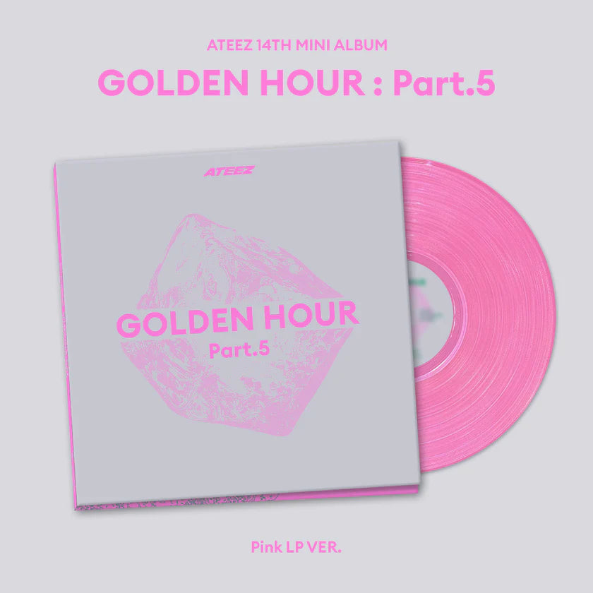 ATEEZ GOLDEN HOUR Part.5 Pink LP Ver. NZ