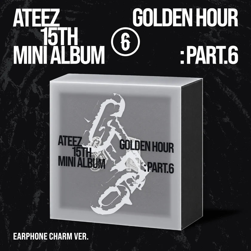 Shop ATEEZ [GOLDEN HOUR : Part.6] EARPHONE CHARM Ver. in New Zealand. Discover the latest ATEEZ album at Hive K-POP NZ.