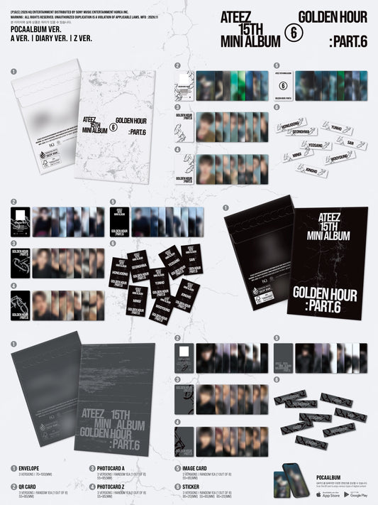 ATEEZ [GOLDEN HOUR : Part.6] POCAALBUM | K-pop NZ