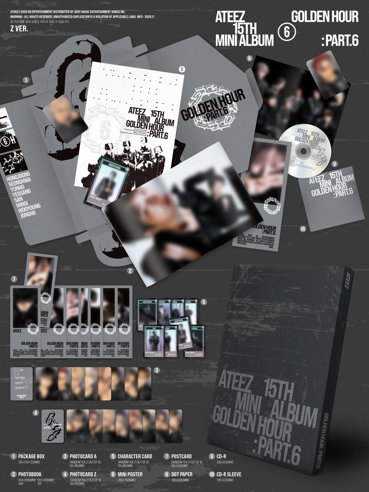 ATEEZ [GOLDEN HOUR : Part.6] Random Ver. | K-pop NZ