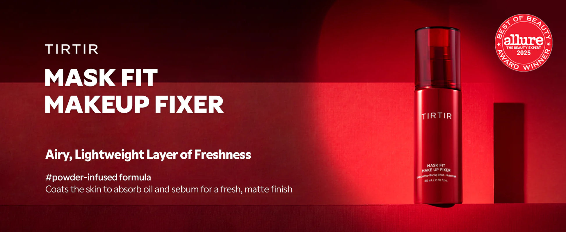 TIRTIR Mask Fit Make-Up Fixer 80ML for long-lasting makeup