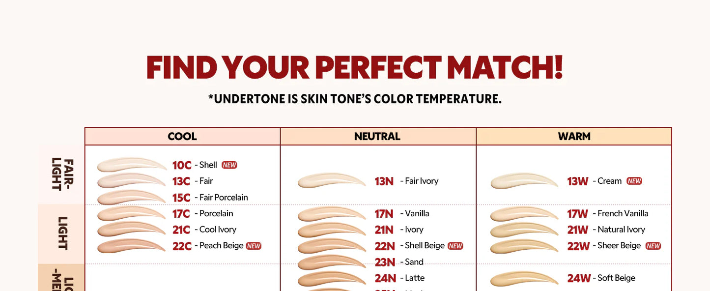 TirTir - mask fit red cushion 21N Ivory