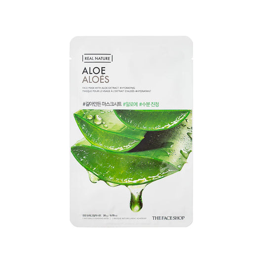 THE FACE SHOP Real Nature Face Mask Aloe Extract sheet
