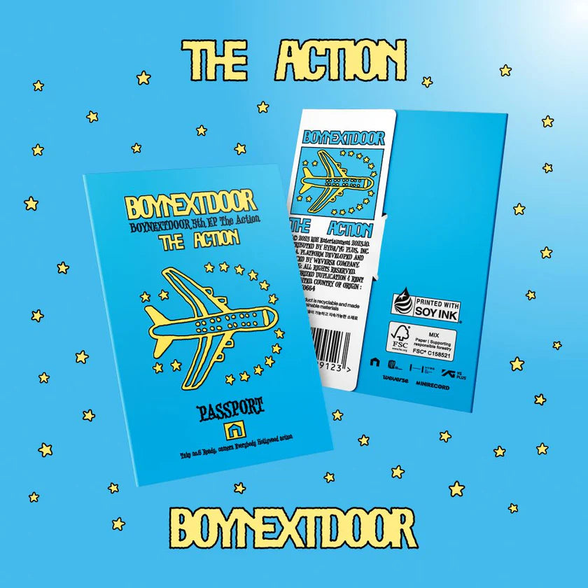 BOYNEXTDOOR - 5th EP [The Action] Weverse Albums Ver. (Pre Order)