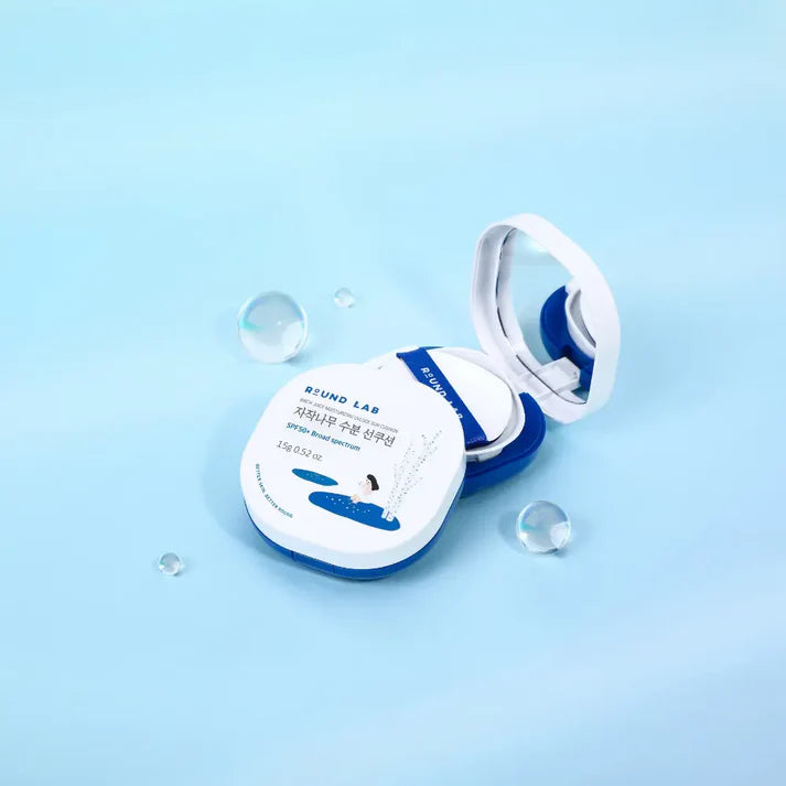 Korean skincare ROUND LAB Birch Juice Sun Cushion NZ