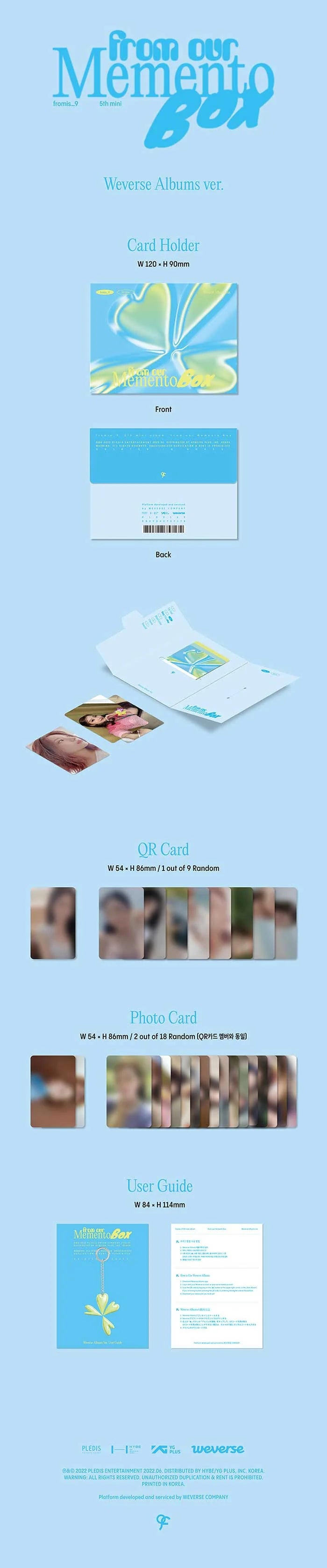 fromis_9 FROM OUR MEMENTO BOX Weverse Ver. | K-pop NZ