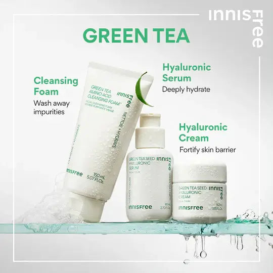 [INNISFREE] GREEN TEA SEED HYALURONIC SERUM 80ML