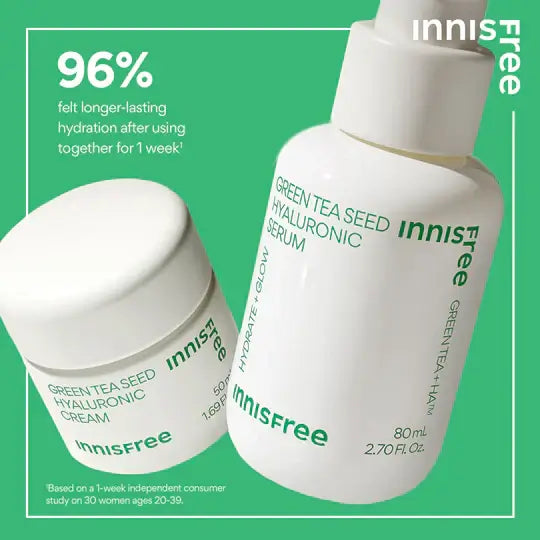 [INNISFREE] GREEN TEA SEED HYALURONIC SERUM 80ML