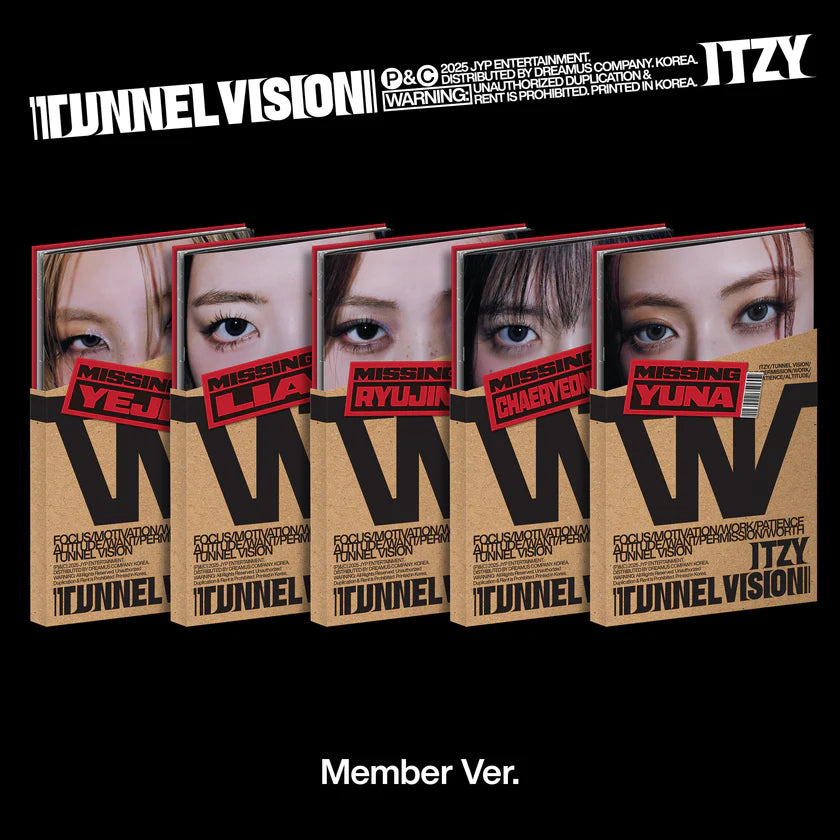 ITZY - [TUNNEL VISION] Member Ver. (Random)