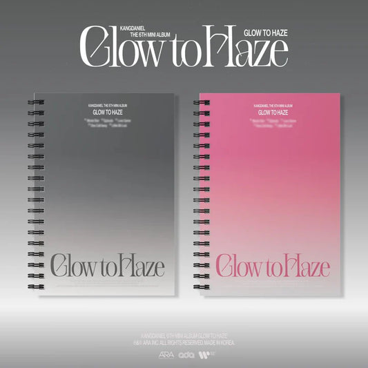 KANG DANIEL Glow to Haze Photo Book Version front view shipped from New Zealand