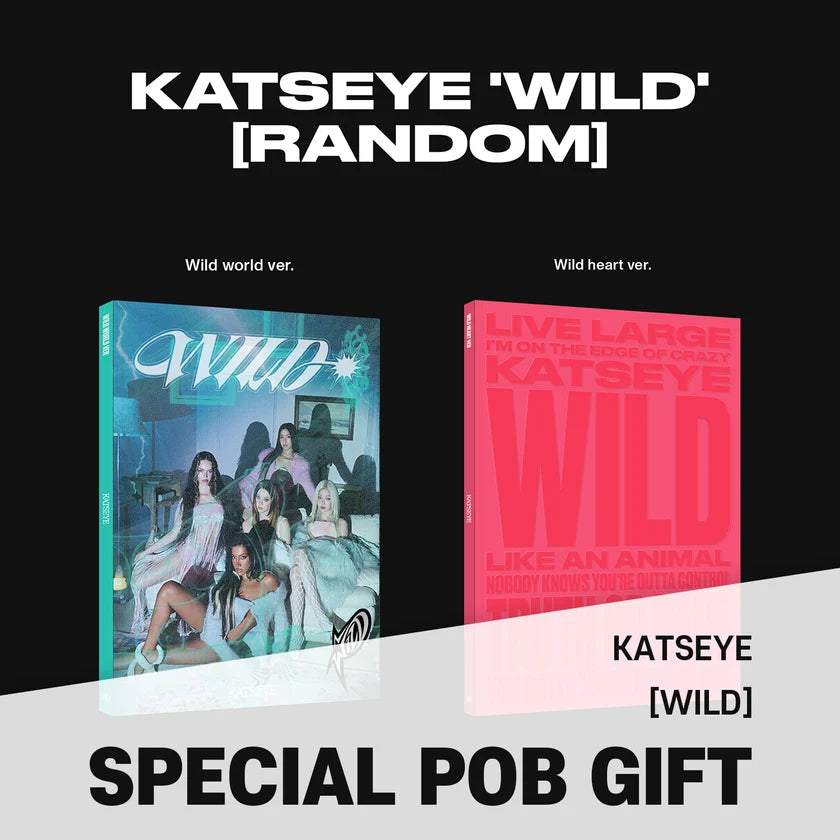 KATSEYE - WILD + POB (Random) Official K-pop Album Pre-order