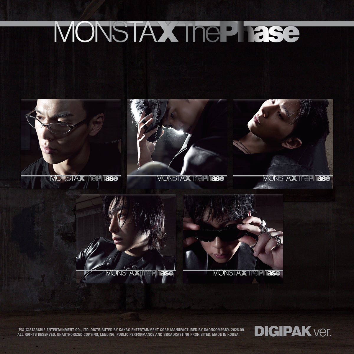 MONSTA X - EP [The Phase] DIGIPAK Ver. in Hive K-pop NZ