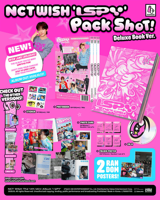 NCT WISH - 4th Mini Album [I SPY] Deluxe Book Ver.