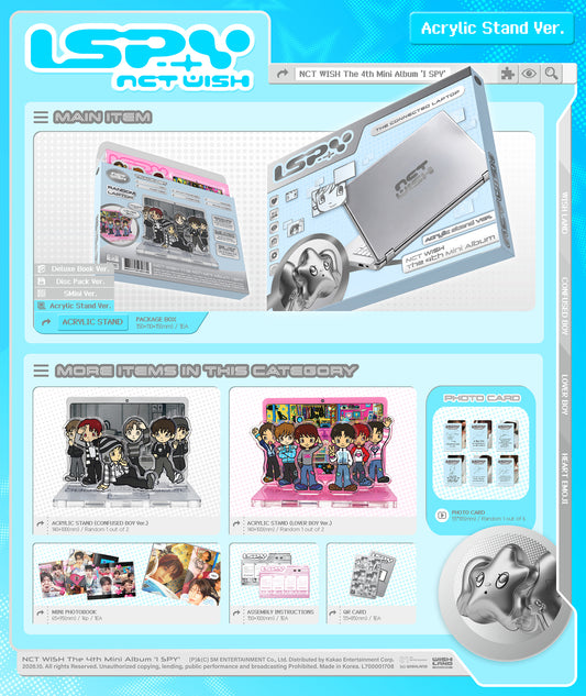 NCT WISH - 4th Mini Album [I SPY] Acrylic Stand Ver.