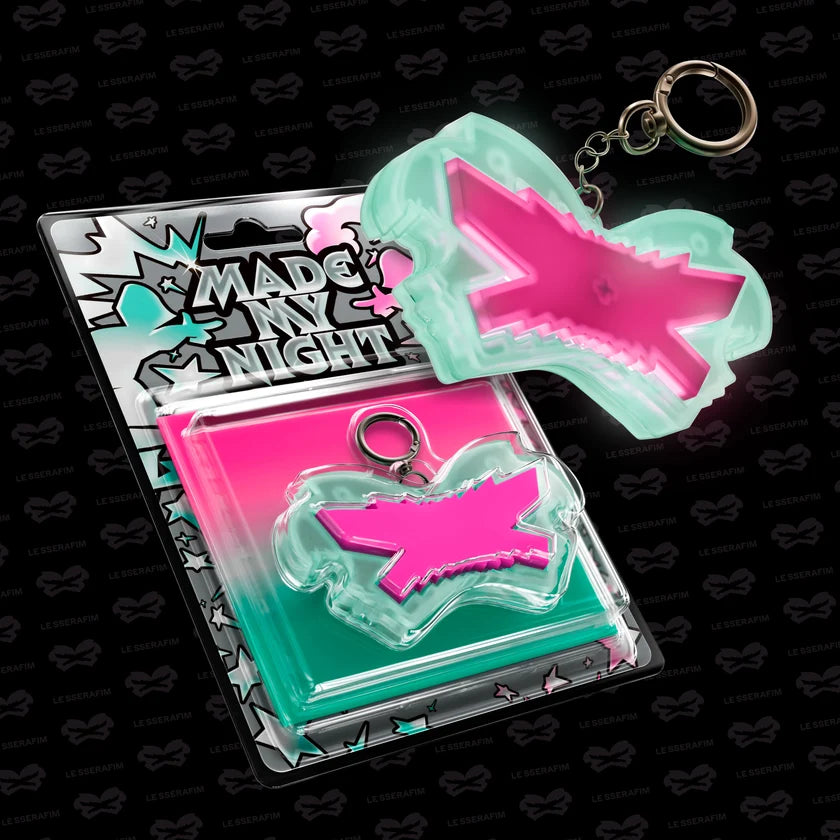 LE SSERAFIM Made My Night Glow Clicker Pink | K-pop NZ