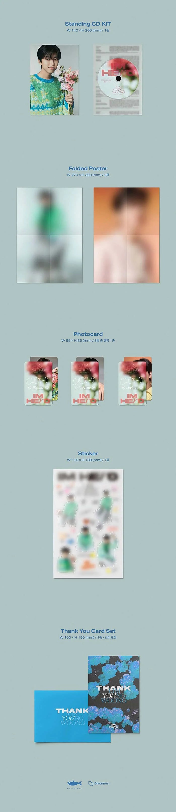 Lim Young Woong IM HERO Album Version Selection | K-pop Album NZ