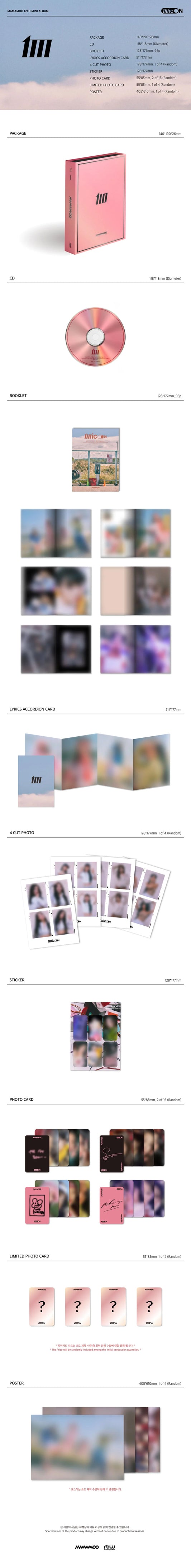 MAMAMOO MIC ON MAIN Ver. 12th Mini Album | K-pop NZ