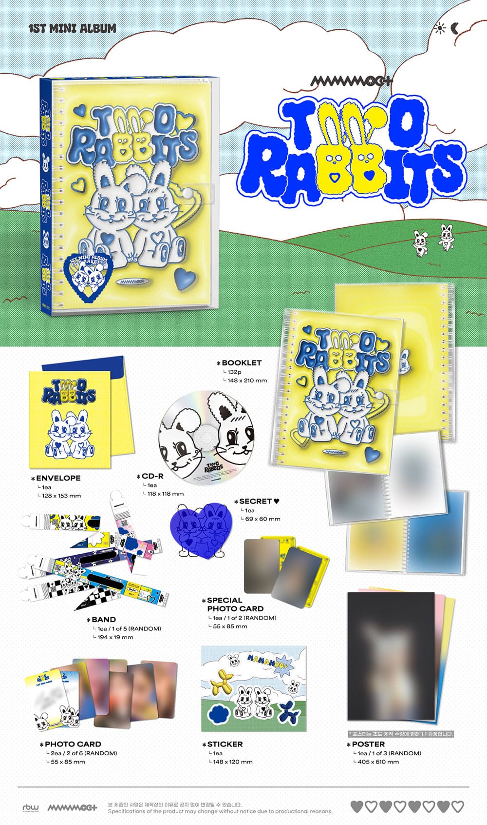 MAMAMOO+ TWO RABBITS 1st Mini Album | K-pop NZ
