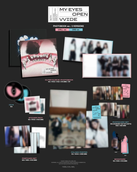 MEOVV MY EYES OPEN VVIDE PHOTOBOOK Ver. | K-pop NZ