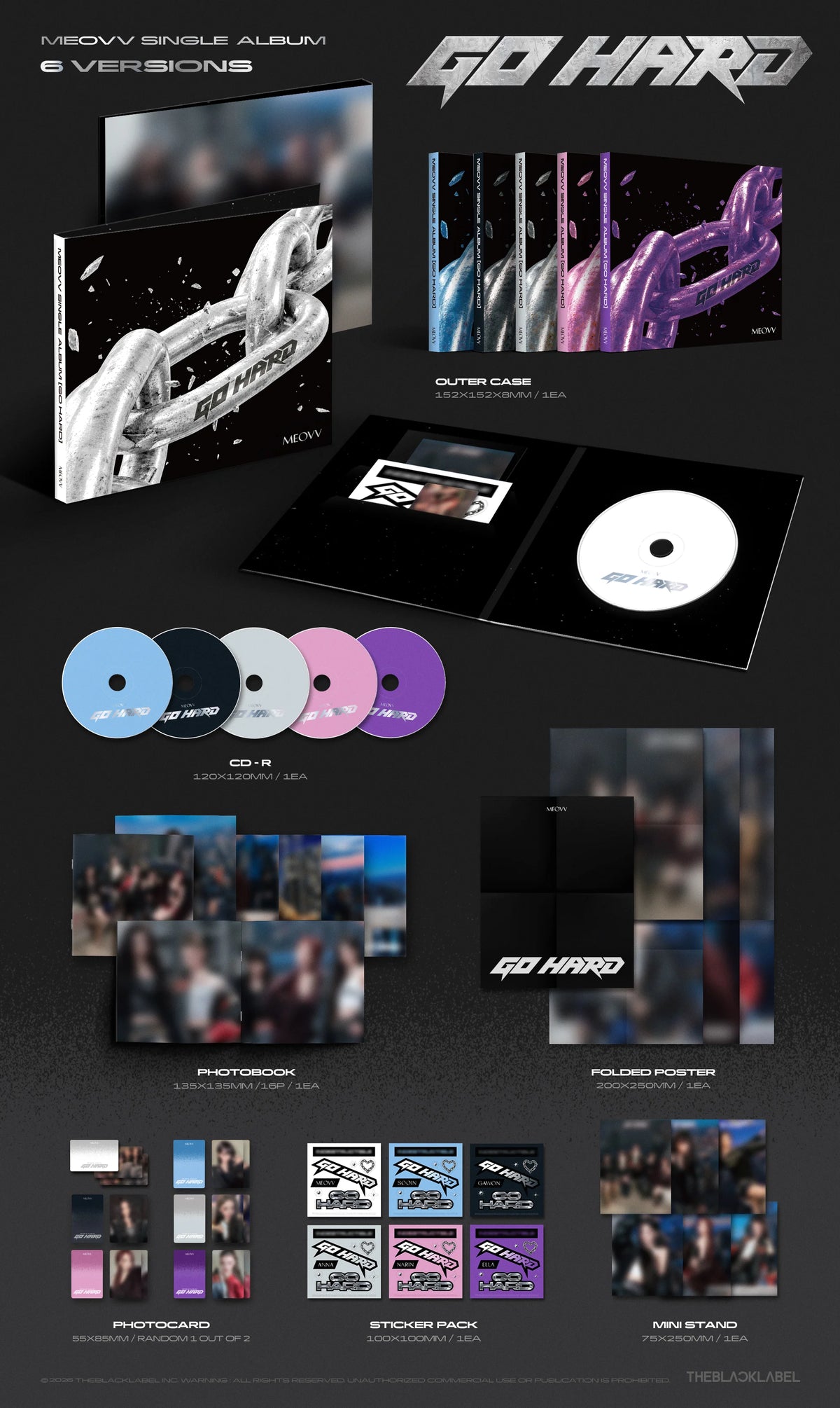 MEOVV - Single Album [GO HARD]  in NZ