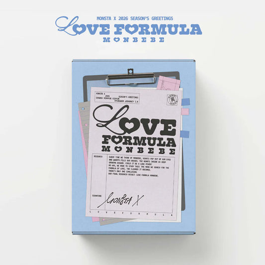 Preorder MONSTA X 2026 Season’s Greetings [LOVE FORMULA MONBEBE] in New Zealand