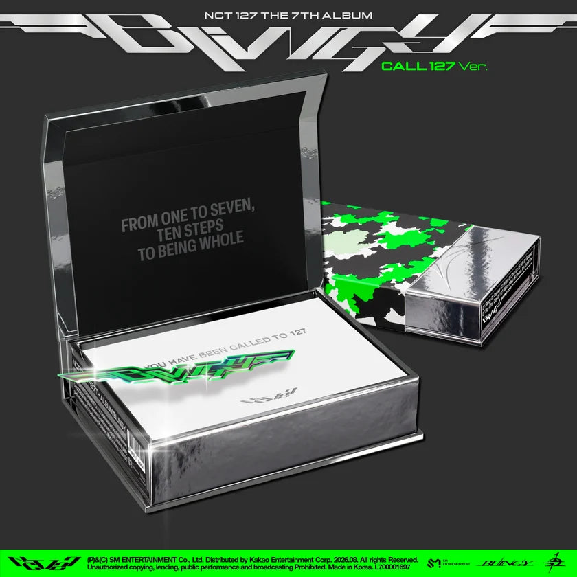 NCT 127 7th Album BLINGY CALL 127 Ver. K-pop album NZ