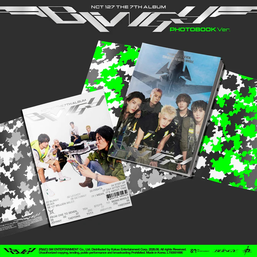 NCT 127 7th Album BLINGY Photobook Ver. K-pop album NZ