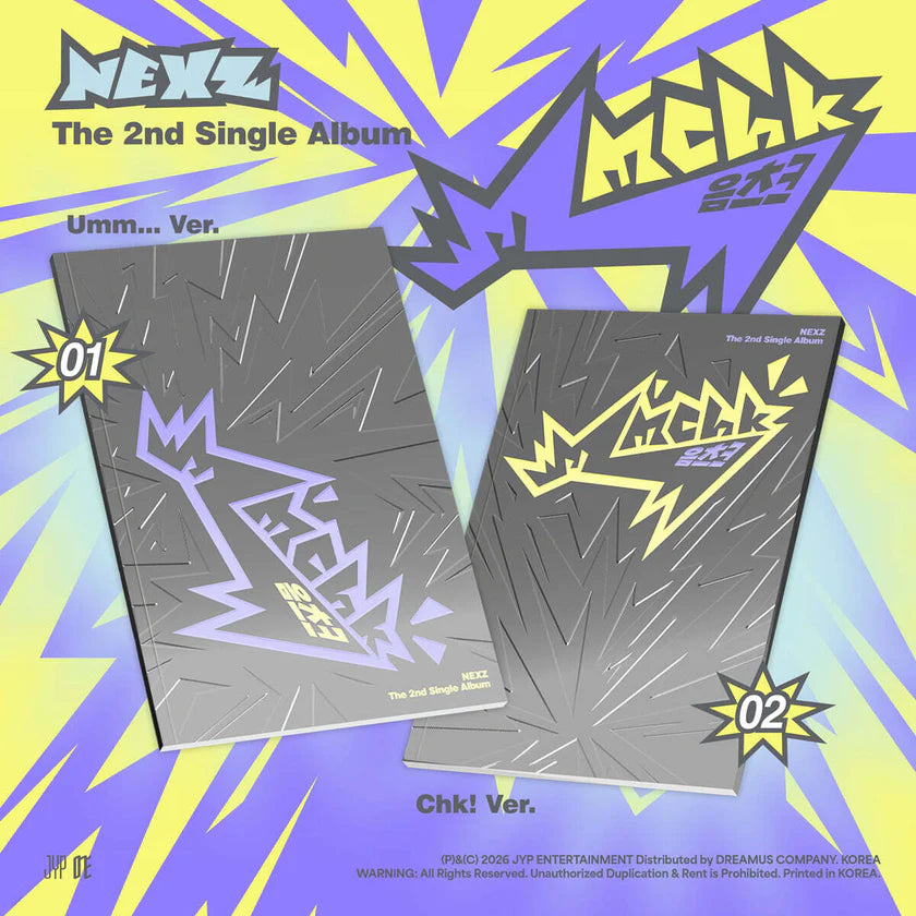NEXZ - 2nd Single Album [Mmchk] Standard Ver. NZ