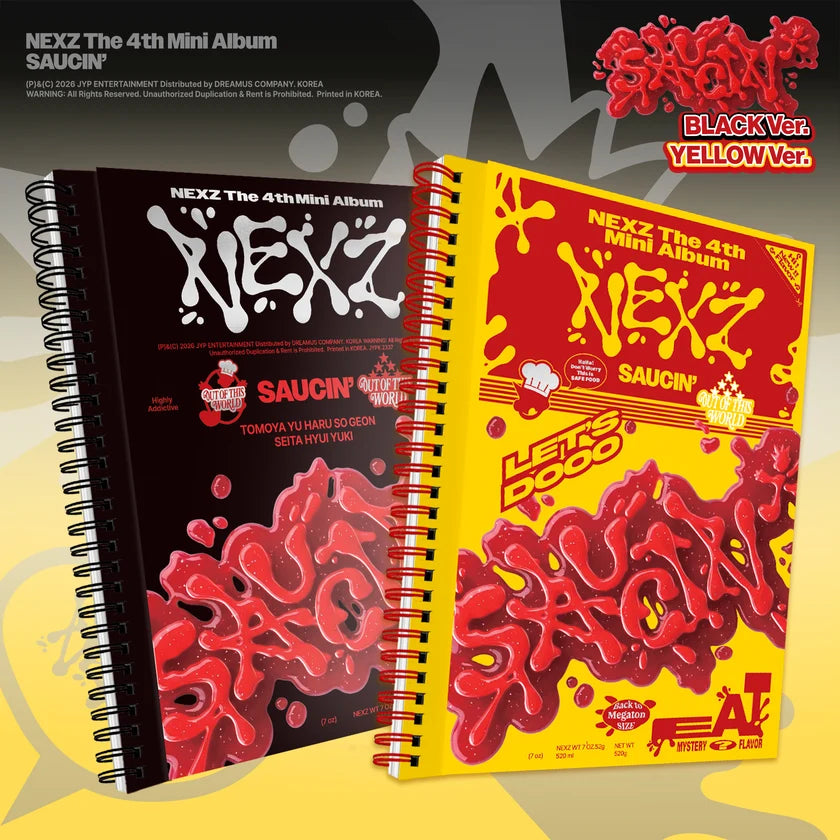 NEXZ The 4th Mini Album SAUCIN K-pop album NZ