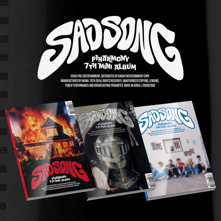 P1Harmony’s 7th mini album [SAD SONG] Standard Ver