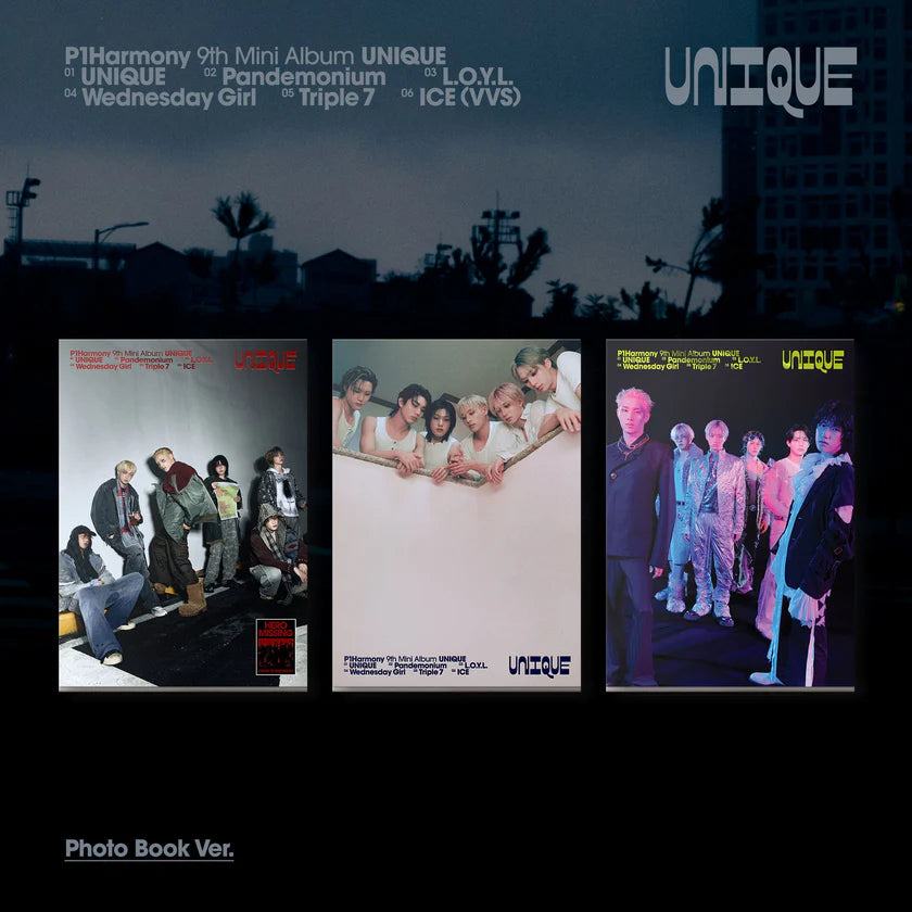 Shop P1Harmony 9th Mini Album [UNIQUE] official K-pop album in New Zealand.