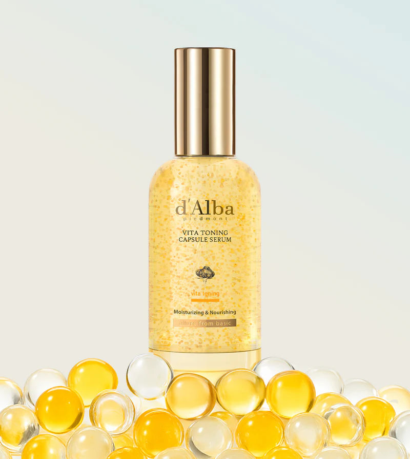 Daily use serum with vitamins C and E for even and glowing complexion