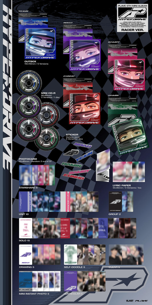 PLAVE - 5th Mini Album [HYPERDRIVE] Racer Ver. (Random)(Pre-order)