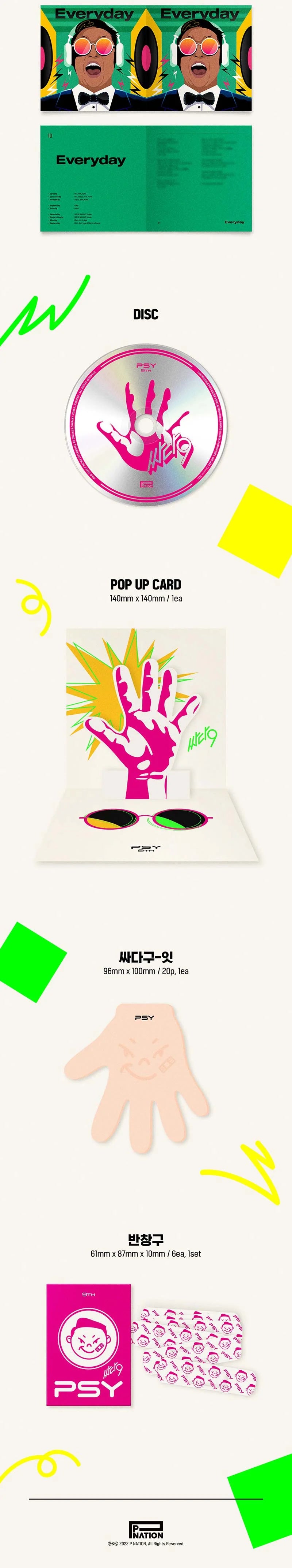PSY 싸다9 9th Full Album | K-pop Album NZ
