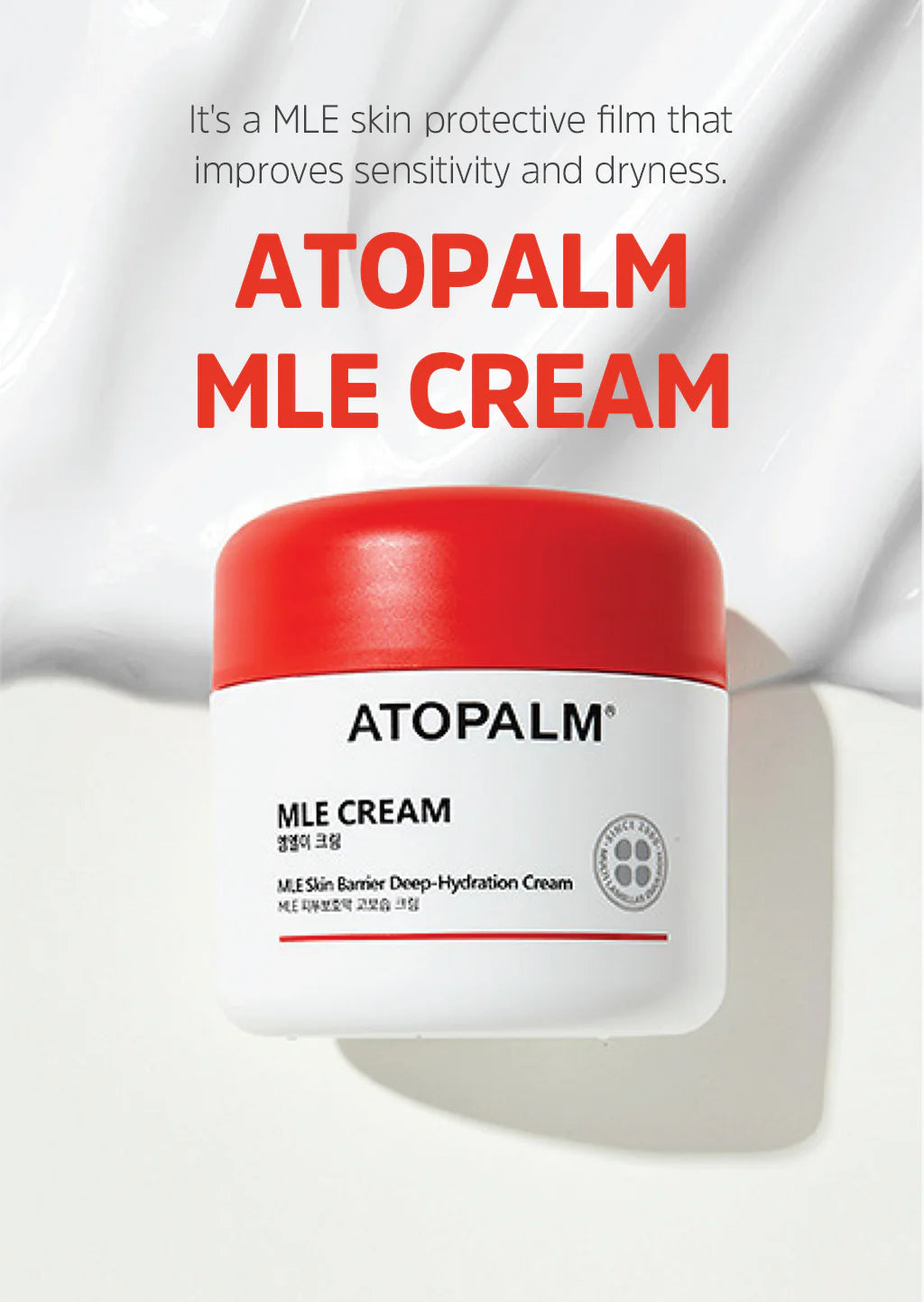 Gentle MLE cream for hydrated, healthy skin