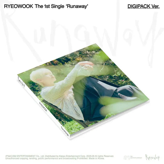Super Junior Ryeowook - 1st Single Album [Runaway] Digipack Ver. | Official K-Pop Album | K-pop NZ