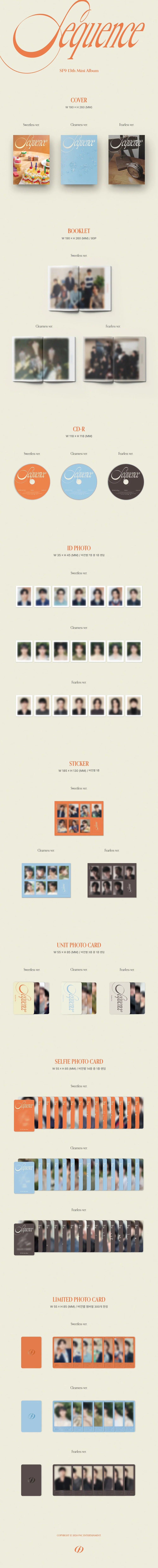 SF9 SEQUENCE 13th Mini Album | K-pop NZ