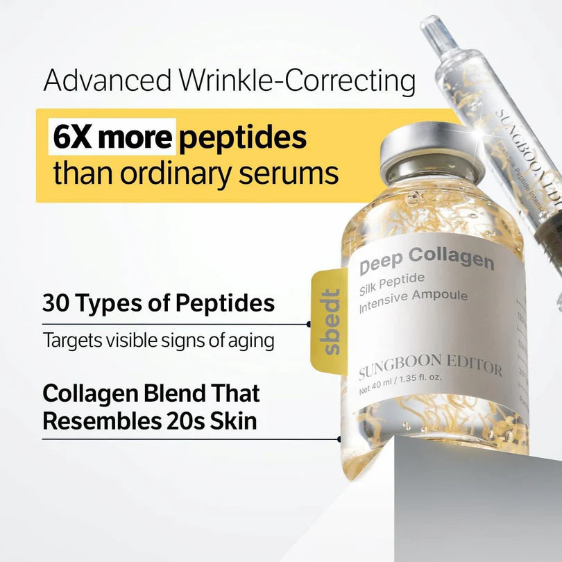Sungboon Editor Silk Peptide Intensive Ampoule l kbeauty NZ