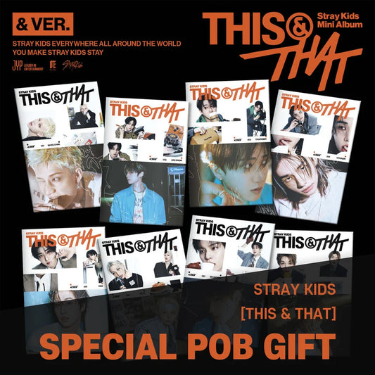 Stray Kids THIS & THAT & Ver. with Pre-order Benefit (POB) Official K-pop Album NZ