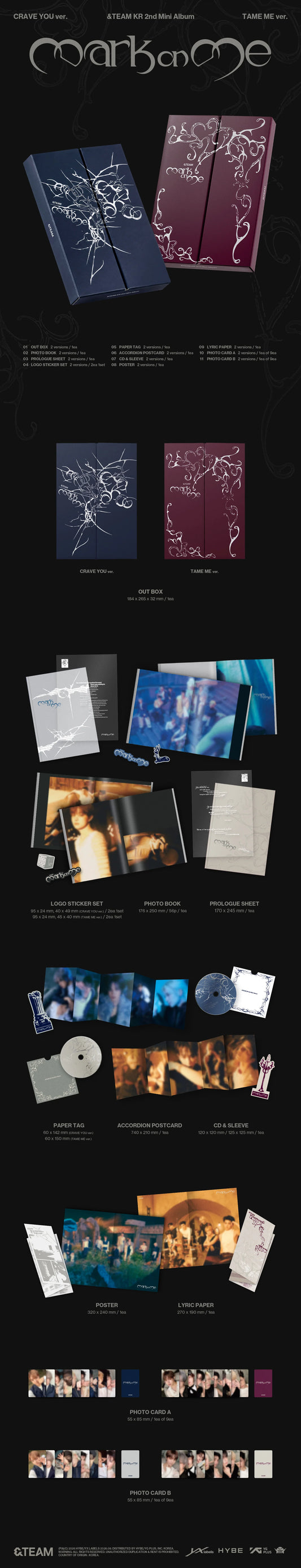 &TEAM Mark on Me 2nd Mini Album | K-pop NZ